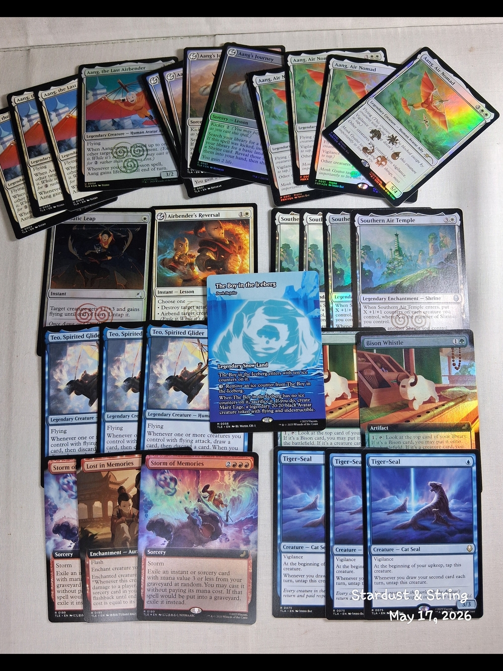 Avatar The Last Airbender MTG Book 1 Early Journey Card Lot 30 Count
